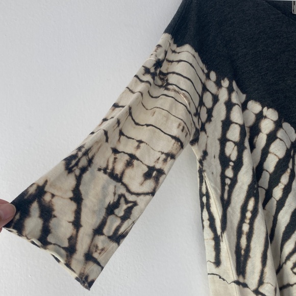 We The Free People  Black and Cream Tunic Top - Picture 3 of 5